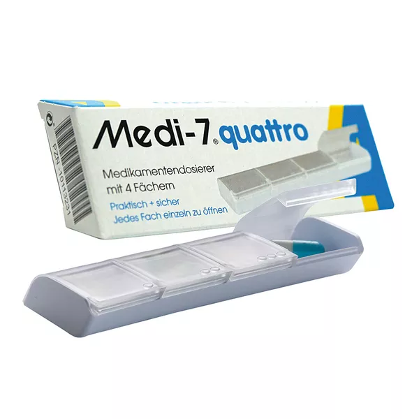 MEDI 7 Quattro Medikamentendosierer 4-Fä 1 St