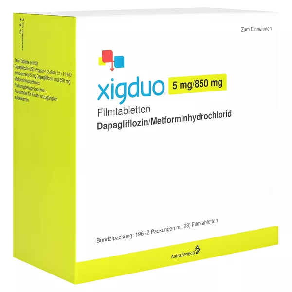 Xigduo 5 Mg/850 mg Filmtabletten 196 St