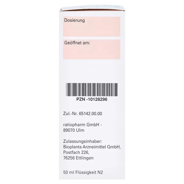 Pelargonium ratiopharm Bronchialtropfen 50 ml
