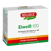 MEGAMAX Eiweiß 100 VANILLE, 7 x 30 g