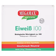 MEGAMAX Eiweiß 100 NEUTRAL 7X30 g