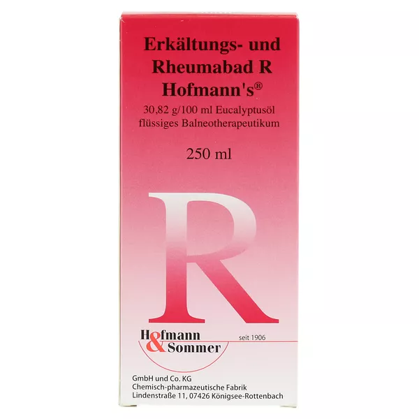 Erkältungs- UND Rheumabad R Hofmann's 250 ml