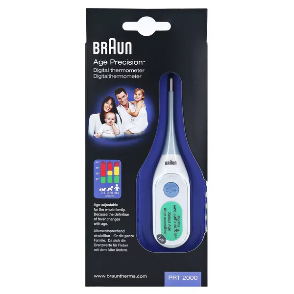Braun Thermometer Digital AgePrecision P 1 St
