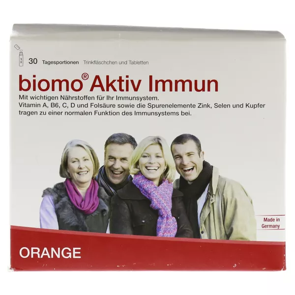 Biomo Aktiv Immun Trinkfl.+Tab.30-Tages-, 1 P