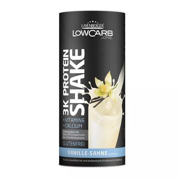 Layenberger Lowcarb 3K Protein Shake Vanille-Sahne, 360 g