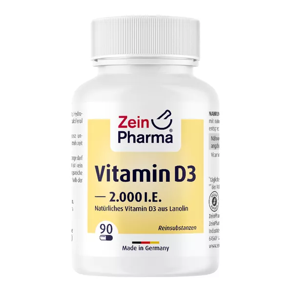 Vitamin D3 Kapseln hochdosiert 2.000 I.E., 90 St.