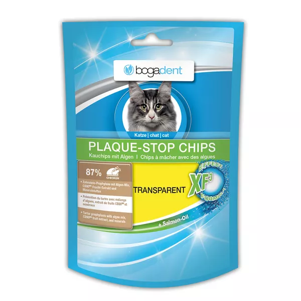 Bogadent Plaque-stop Chips f.Katzen 50 g