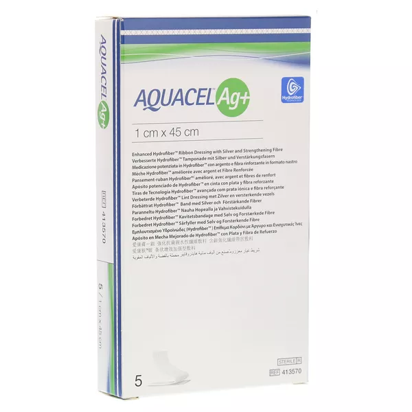 Aquacel Ag+ 1x45 cm Tamponaden 5 St