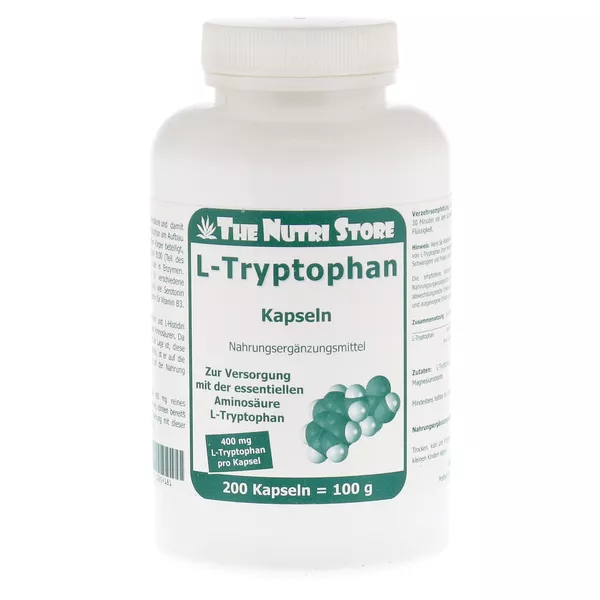 L-tryptophan 400 mg Kapseln, 200 St.