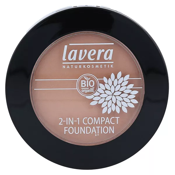 2-in-1 Compact Foundation -Honey 03-, 10 g