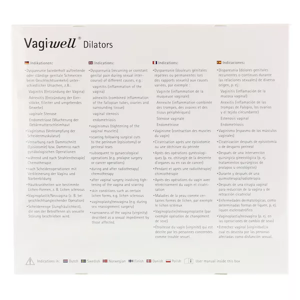 Vagiwell Dilators Premium 5 Größen 5 St