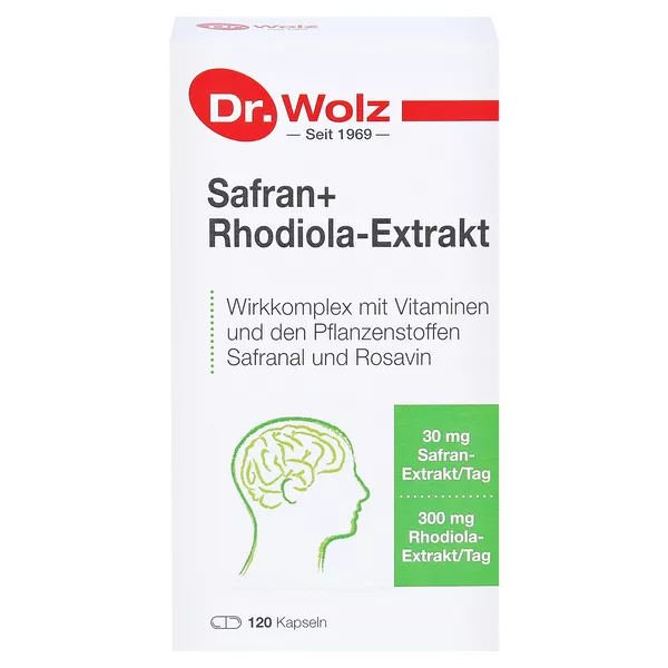 Safran+rhodiola-extrakt Dr.wolz Kapseln 120 St