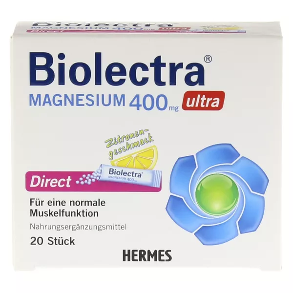 Biolectra MAGNESIUM 400 mg ultra Direct 20 St