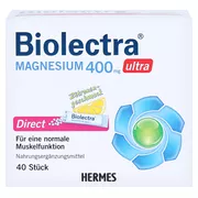 Biolectra MAGNESIUM 400 mg ultra Direct 40 St