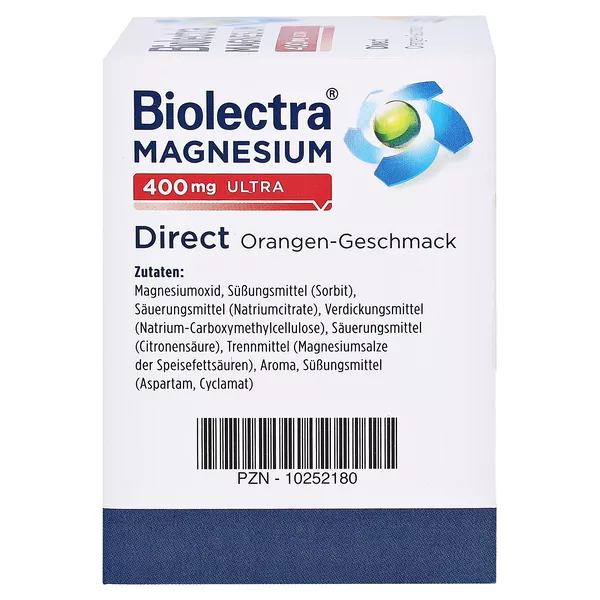 Biolectra MAGNESIUM 400 mg ultra Direct, 40 St.