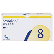 Novofine 8 Kanülen 0,30x8 mm 30 G, 100 St.
