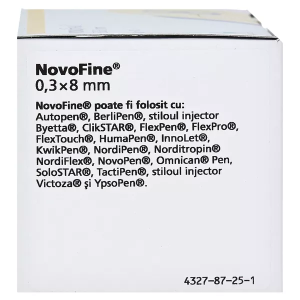 Novofine 8 Kanülen 0,30x8 mm 30 G, 100 St.