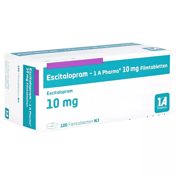 ESCITALOPRAM-1A Pharma 10 mg Filmtabletten 100 St