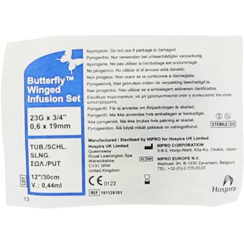 Butterfly Infusionszubehör 23 G 1 St
