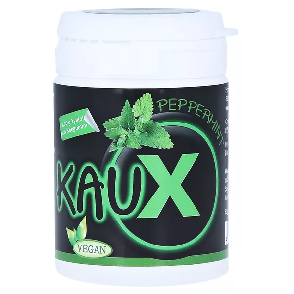 KAUX Zahnpflegekaugummi Peppermint mit X