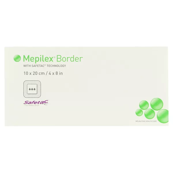 Mepilex Border Schaumverband 10x20 cm 5 St