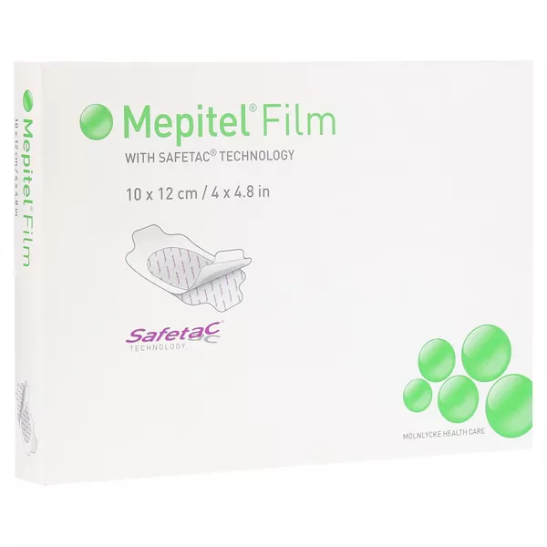 Mepitel Film Folienverband 10x12 cm 10 St