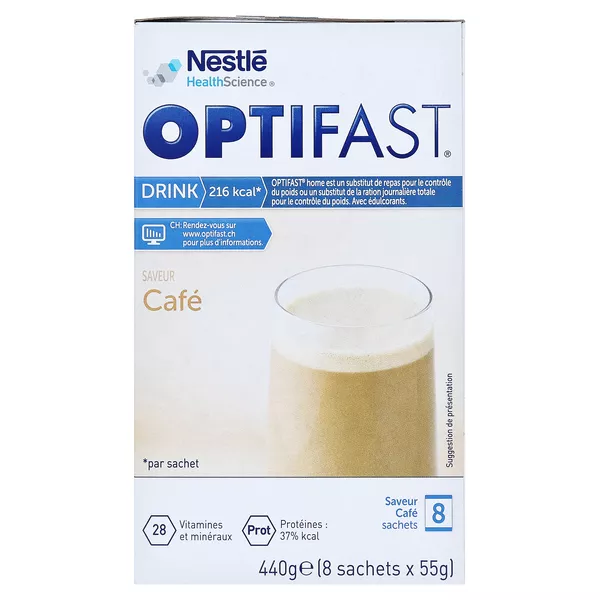 OPTIFAST Drink Kaffee 8X55 g