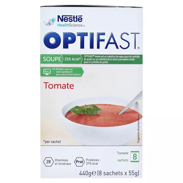 OPTIFAST Suppe Tomate, 8 x 55 g
