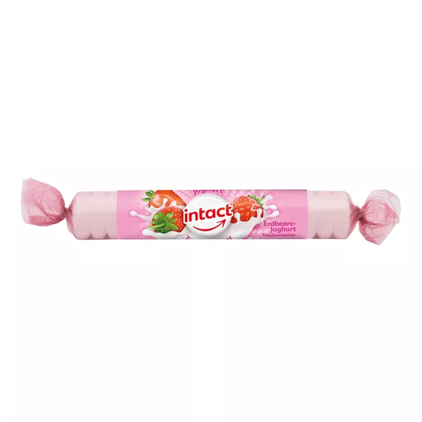 Intact Traubenzucker Erdbeere-Joghurt 40 g