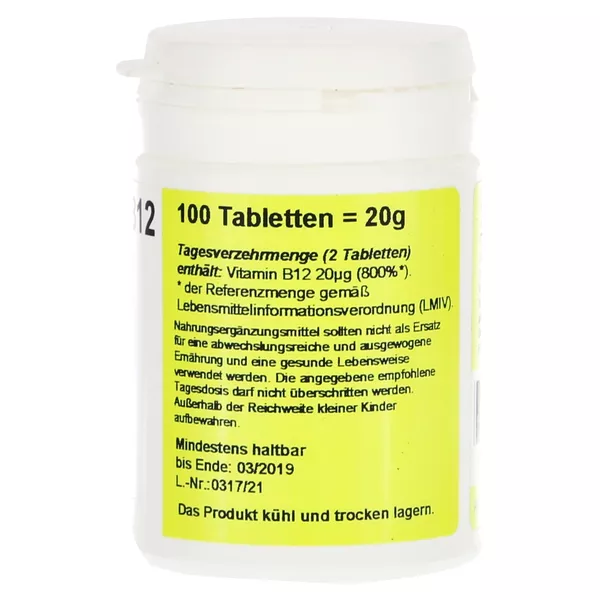 Vitamin B12 Premium Allpharm Tabletten 100 St