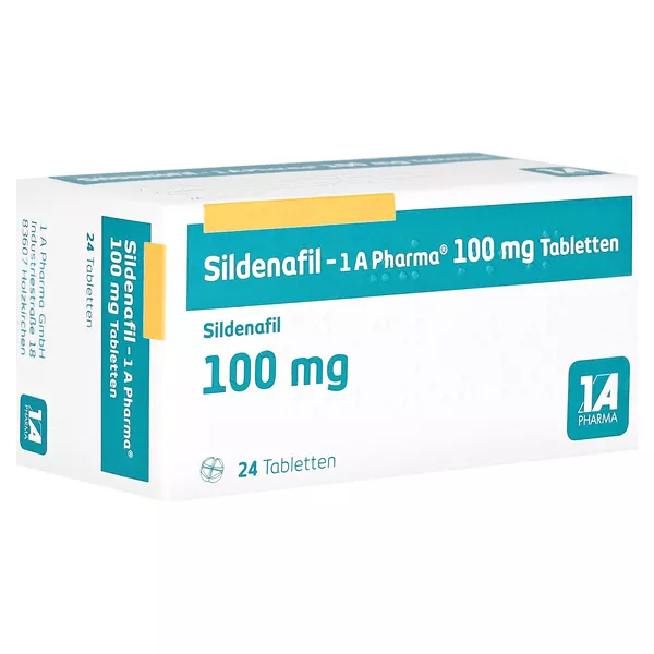 Sildenafil-1a Pharma 100 mg Tabletten 24 St