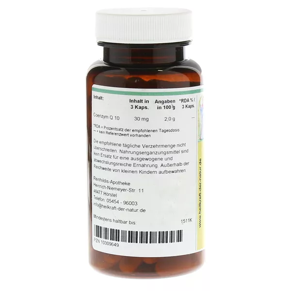 Q10 Coenzym 10 mg Kapseln 90 St