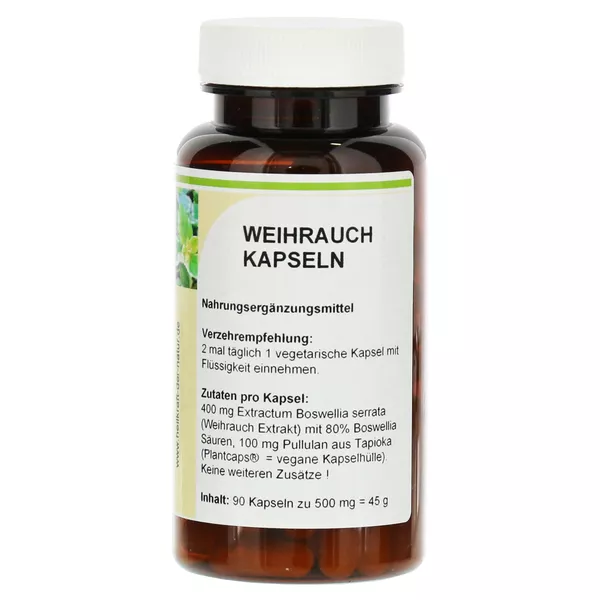 Weihrauch Extrakt 400 mg Kapseln