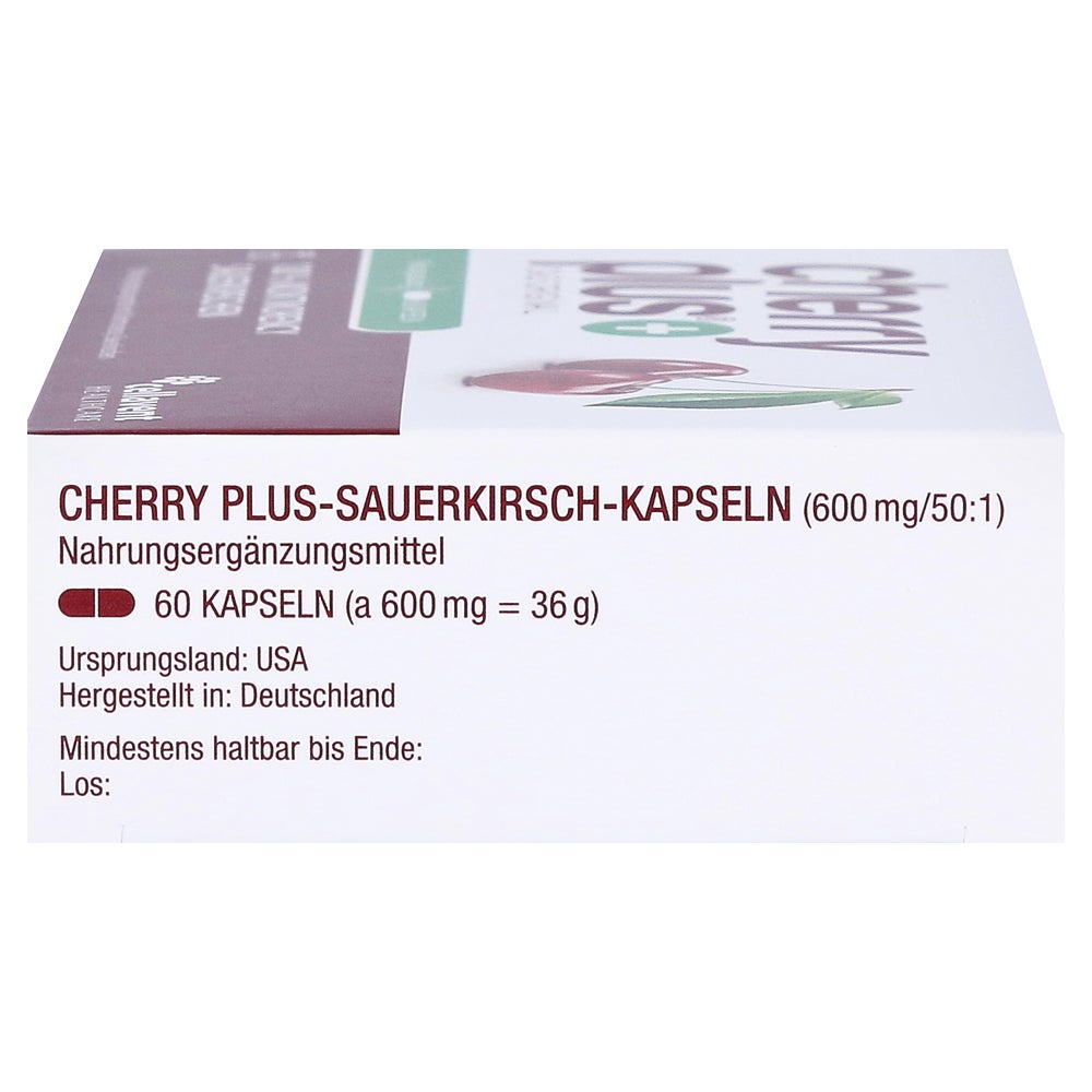 CHERRY PLUS - Montmorency-Sauerkirsch-Kapseln, 60 St. online kaufen