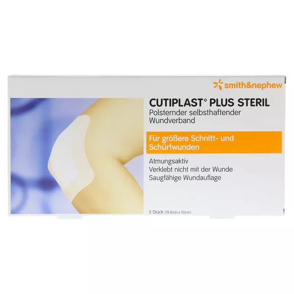 Cutiplast Plus Steril 10x19,8 cm Verband 5 St