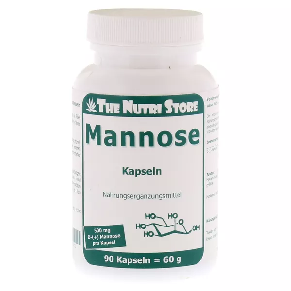 Mannose 500 mg vegetarische Kapseln