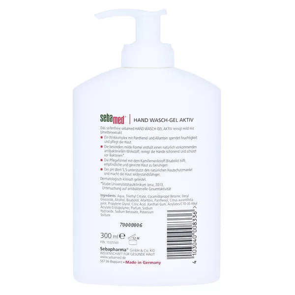 Sebamed Hand Wasch-gel aktiv, 300 ml