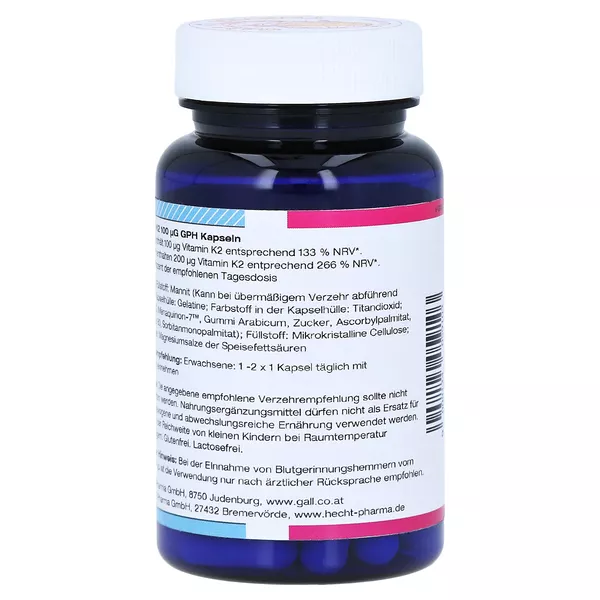 Vitamin K2 100 µg GPH Kapseln, 30 St.
