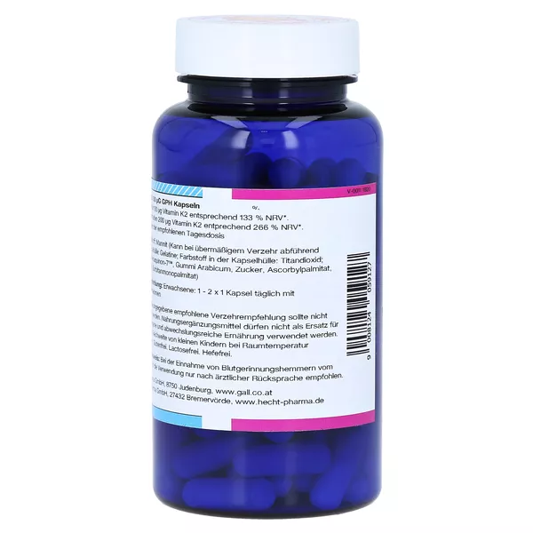 Vitamin K2 100 µg GPH Kapseln, 90 St.