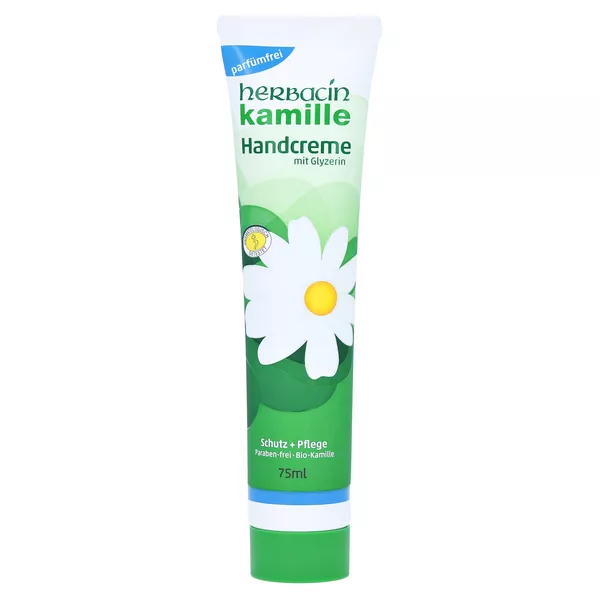 Herbacin Kamille Handcreme parfümfrei Tu, 75 ml