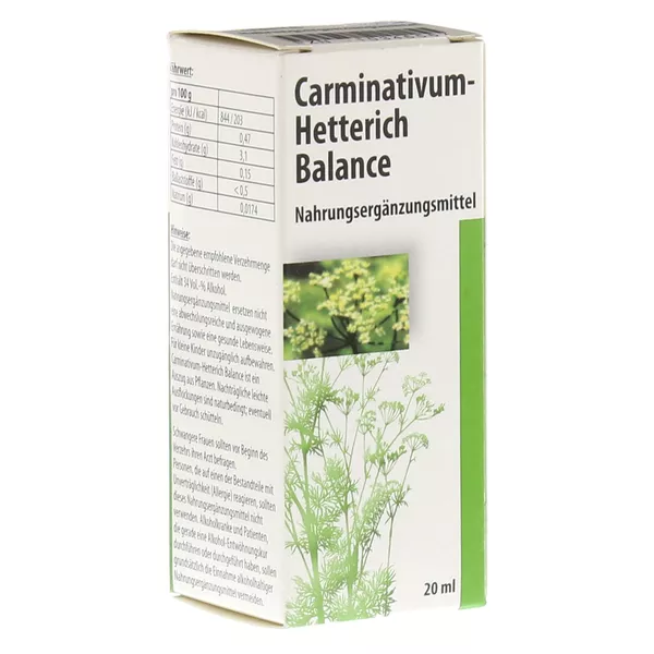 Carminativum Hetterich Balance Tropfen z 20 ml