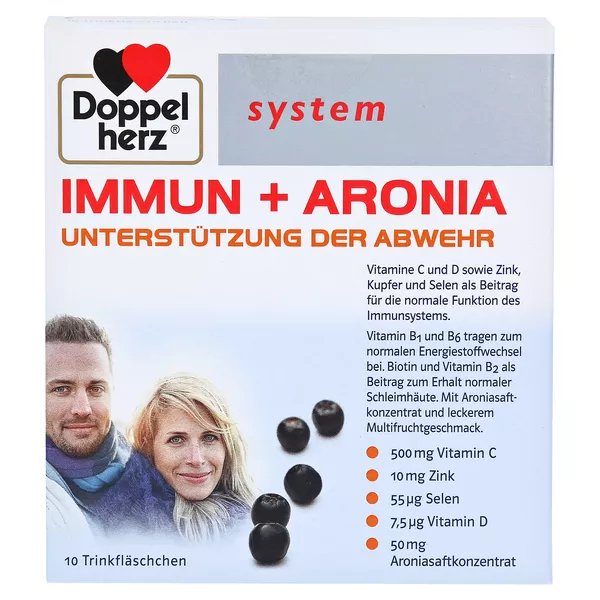 Doppelherz system Immun + Aronia Unterstützung der Abwehr 10 St
