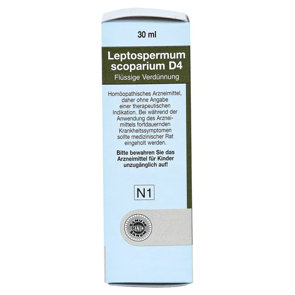 Leptospermum Scoparium D 4 Tropfen zum E 30 ml