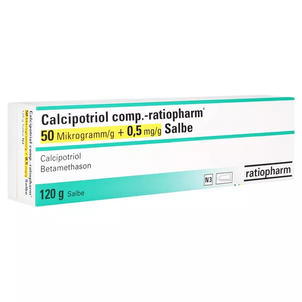 CALCIPOTRIOL comp.-ratioph.50 µg/g + 0,5 mg/g Sal. 120 g