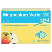 Magnesium Verla 300 Apfel Granulat 20 St