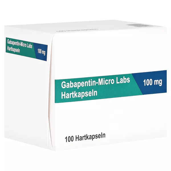 GABAPENTIN Micro Labs 100 mg Hartkapseln 100 St