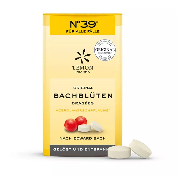 Lemon Pharma N°39 Original Bachblu?ten Dragées, Kirschpflaume, 21 g