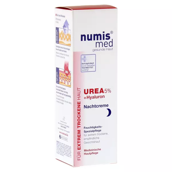 Numis med Urea 5% Nachtcreme+Hyaluron 50 ml