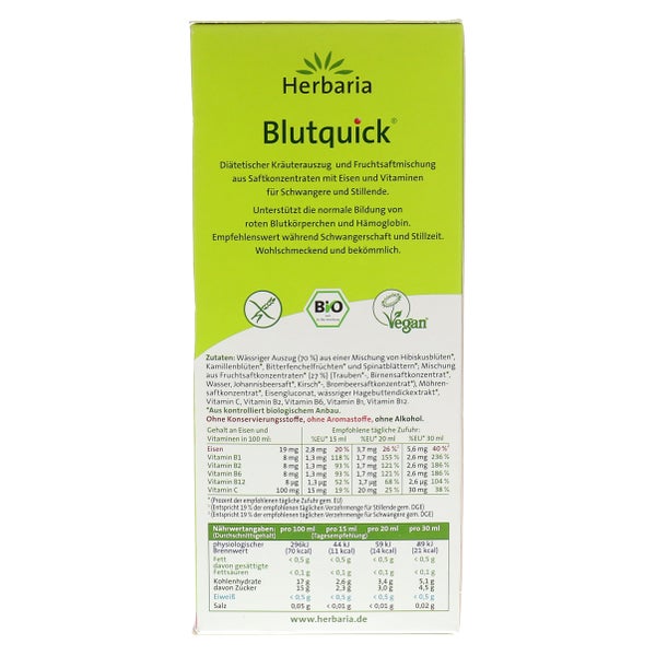Blutquick bio 250 ml