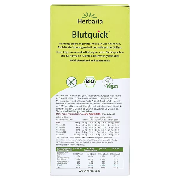 Blutquick bio, 500 ml